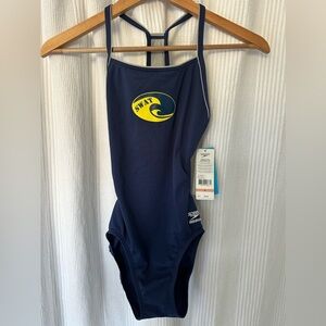 Speedo Endurance Navy Swim Suit Size 28 NEW with Tag